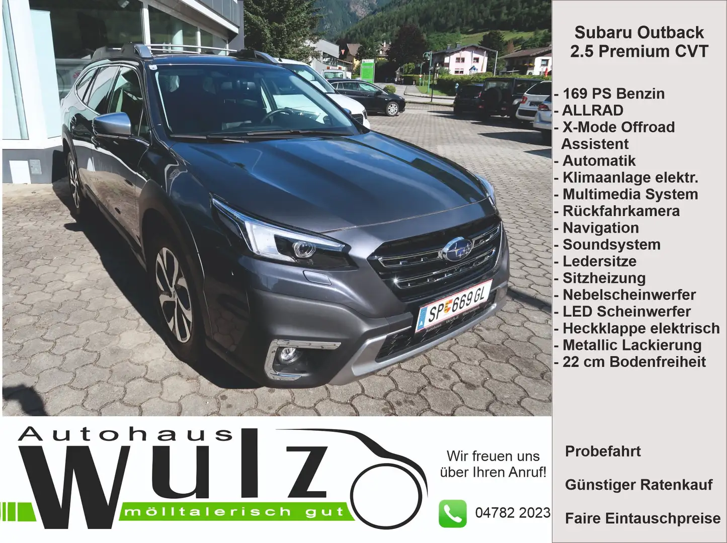 Subaru OUTBACK 2,5i Premium AWD CVT Šedá - 1