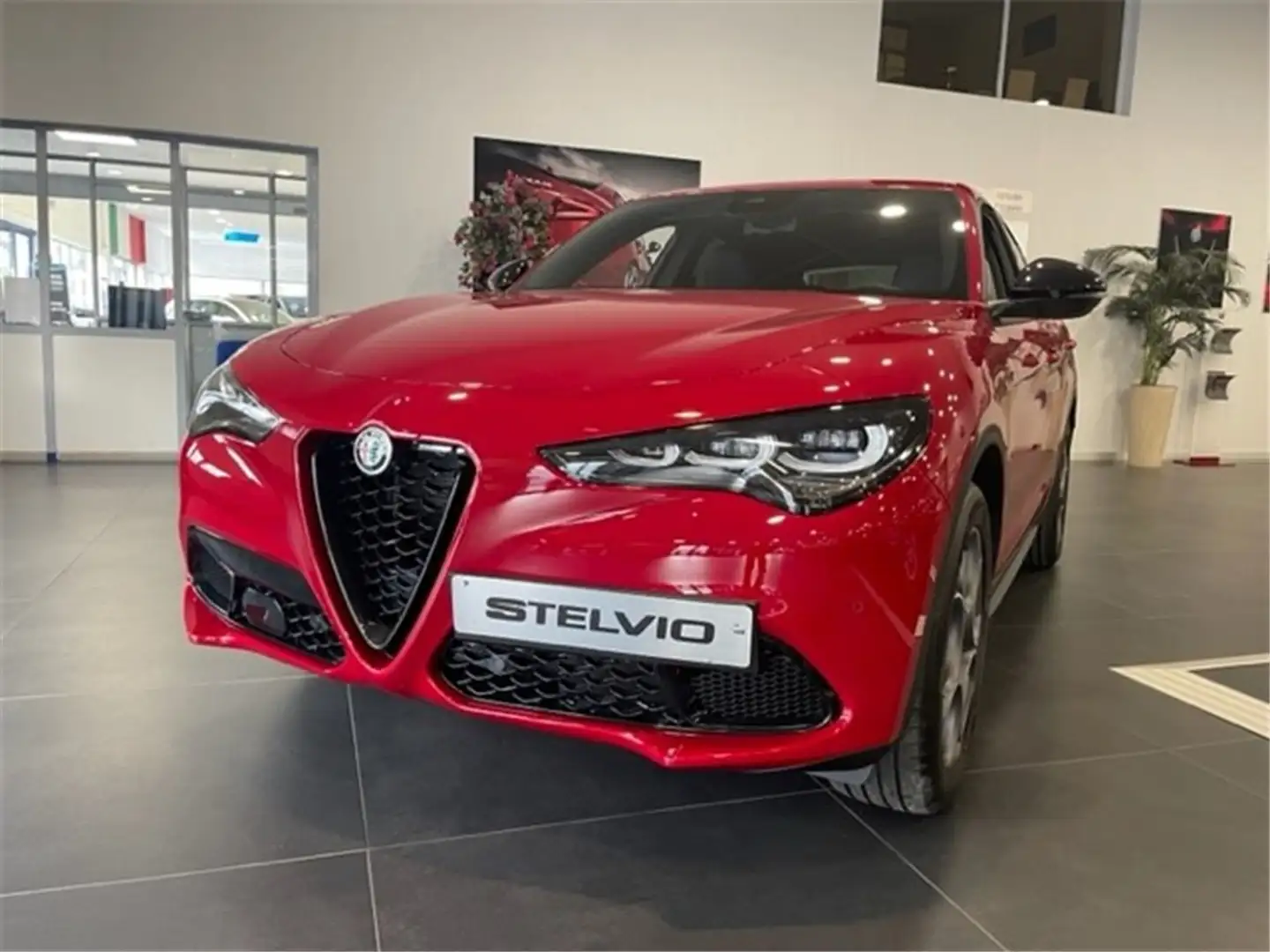 Alfa Romeo Stelvio Stelvio 2.2 210 ch Q4 AT8 Rouge - 1