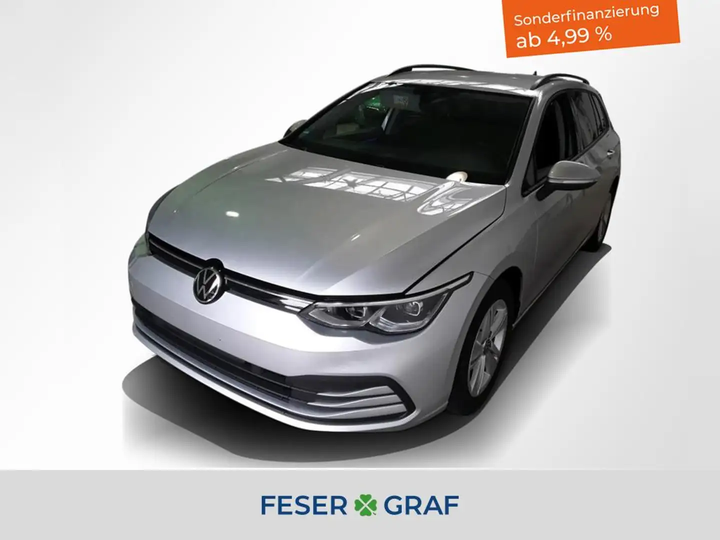 Volkswagen Golf VIII Variant 1.5l eTSI 7-DSG AHK LED NAVI Silber - 1