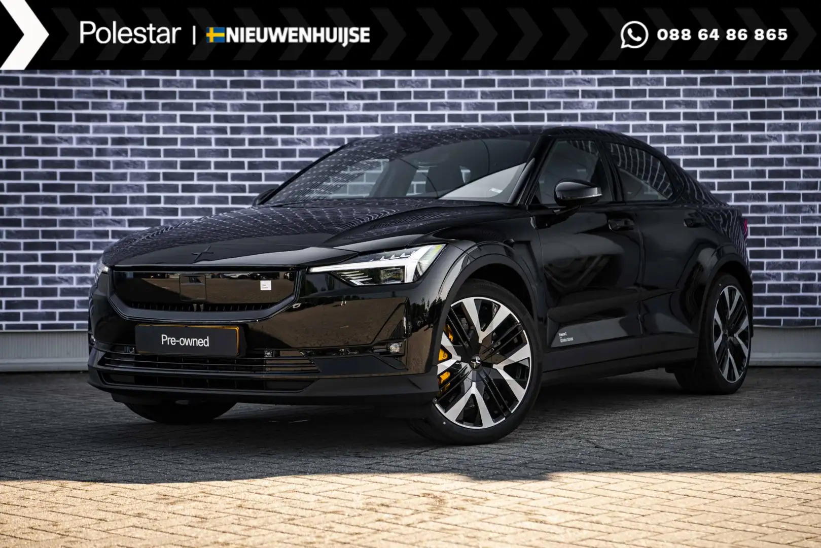 Polestar 2 Long Range Dual Motor Performance Plus 82 kWh Pilo Negru - 1