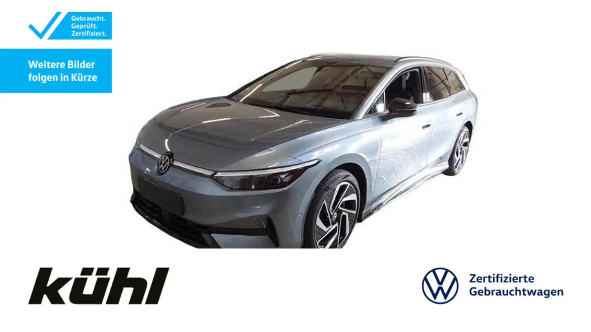 Volkswagen ID.7 Tourer Pro S IQ.Light/ACC/HuD/360°/Navi/AHK Blau - 1