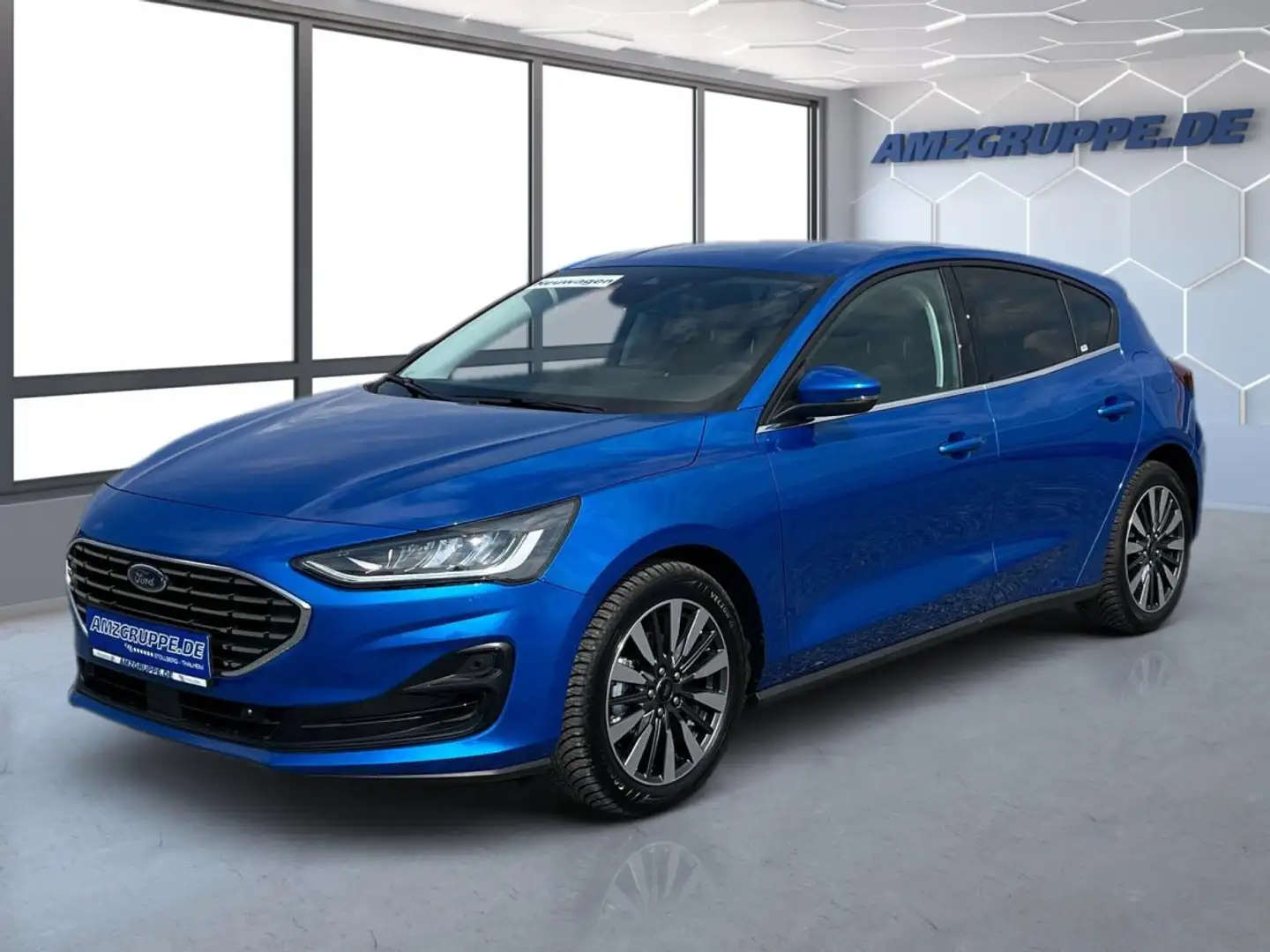 Ford Focus TitaniumX 5tg mHEV Aut. 4J.*Gar.+Winterpak Blau - 2