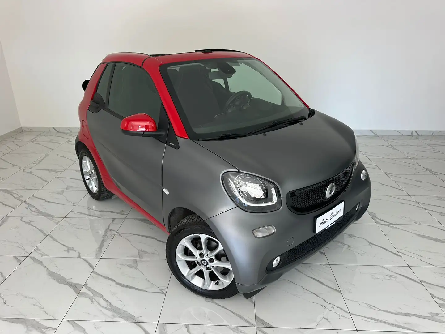 smart forTwo Fortwo Cabrio 0.9 t Passion 90cv twinamic my18 Grigio - 1