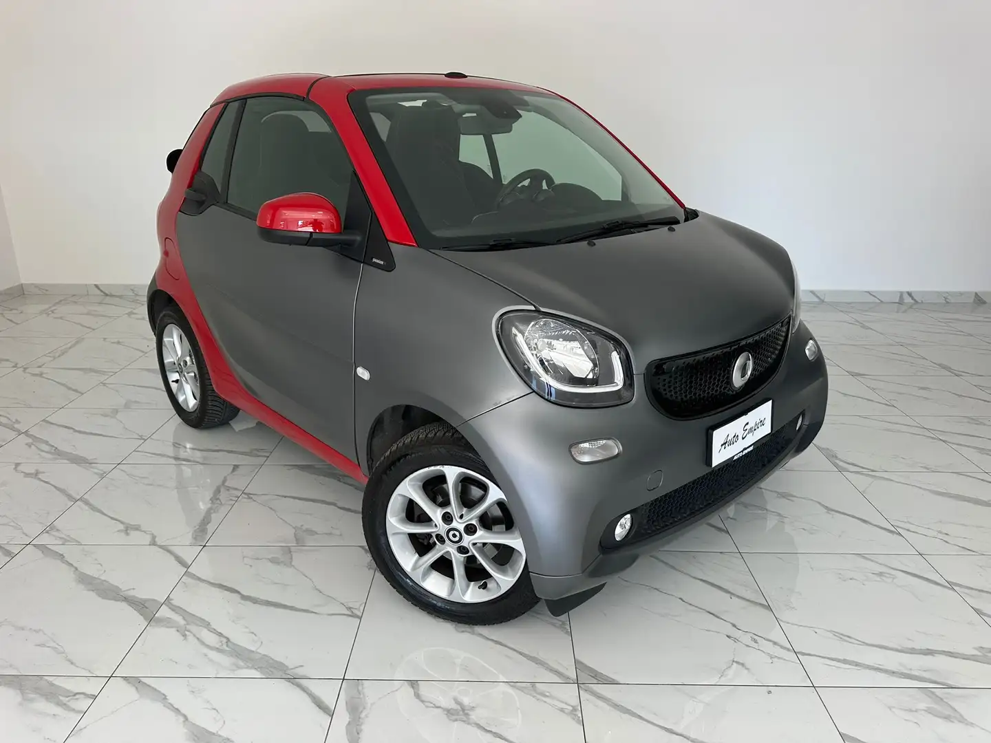 smart forTwo Fortwo Cabrio 0.9 t Passion 90cv twinamic my18 Grigio - 2
