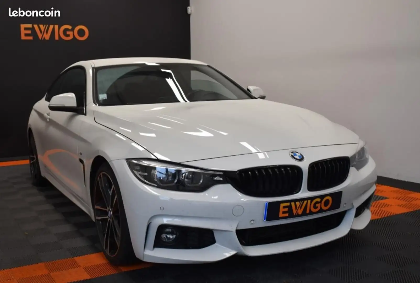 BMW 420 COUPE 2.0 420D 190 CH M-SPORT F32 SUIVI GARANTIE 6 Blanc - 1