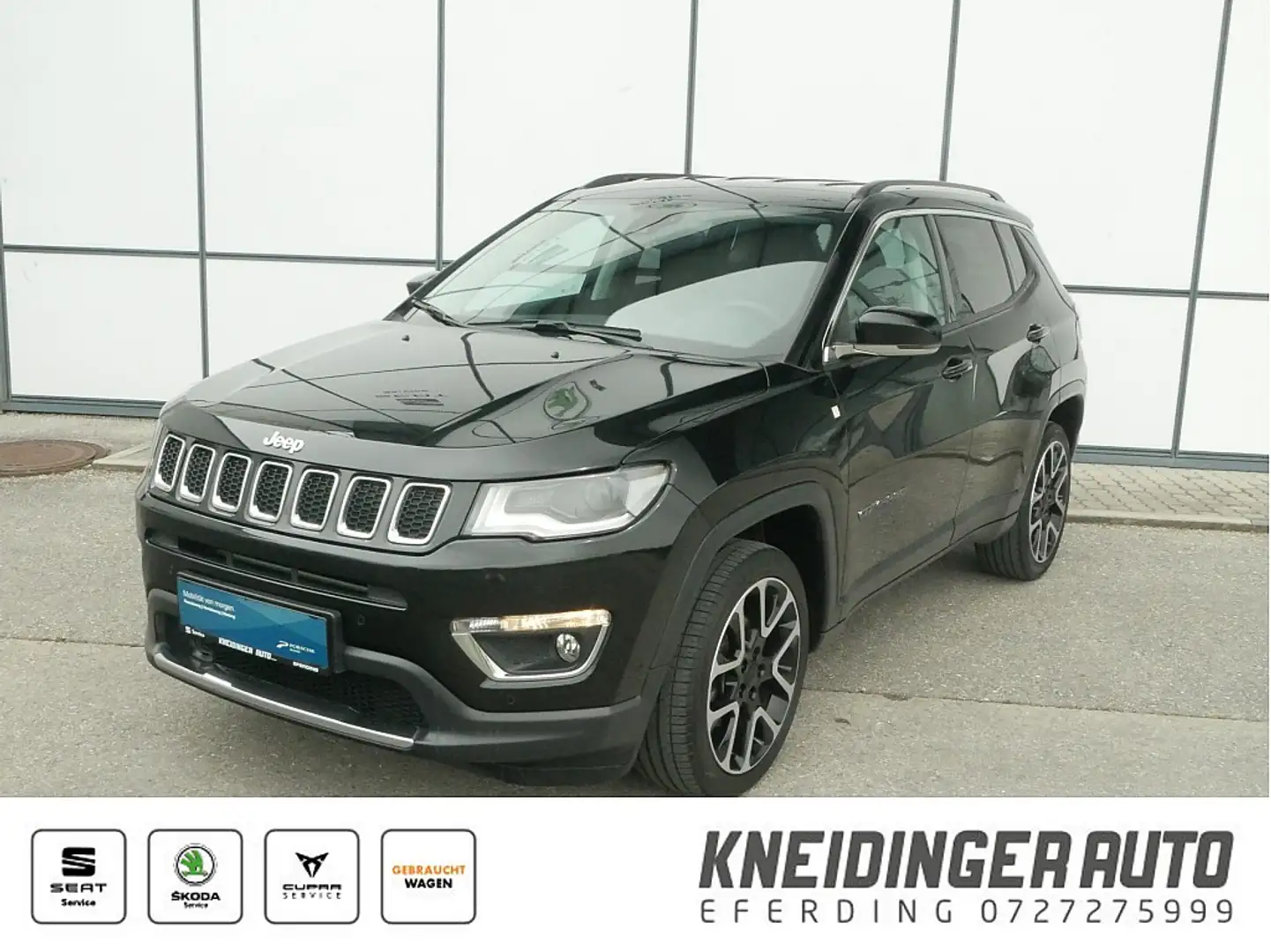Jeep Compass 1,4 MultiAir2 FWD Limited Schwarz - 1