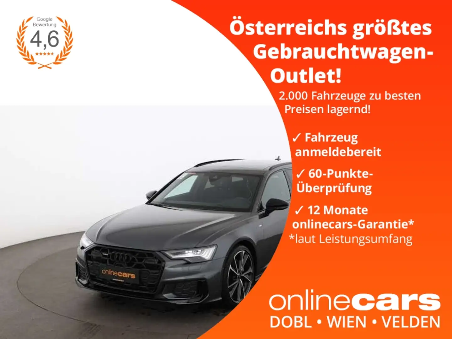 Audi A6 Avant 50 TDI quattro S-Line Aut MATRIX LUFT Gris - 1