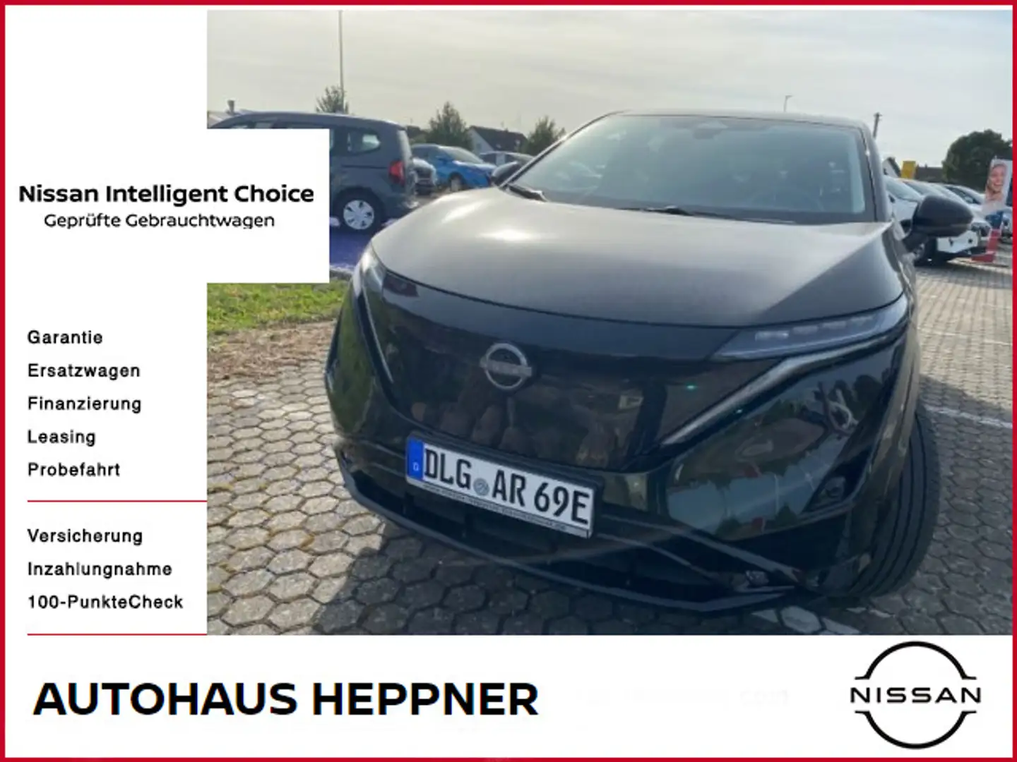 Nissan Ariya Evolve Pack mit Schiebedach Zelená - 1