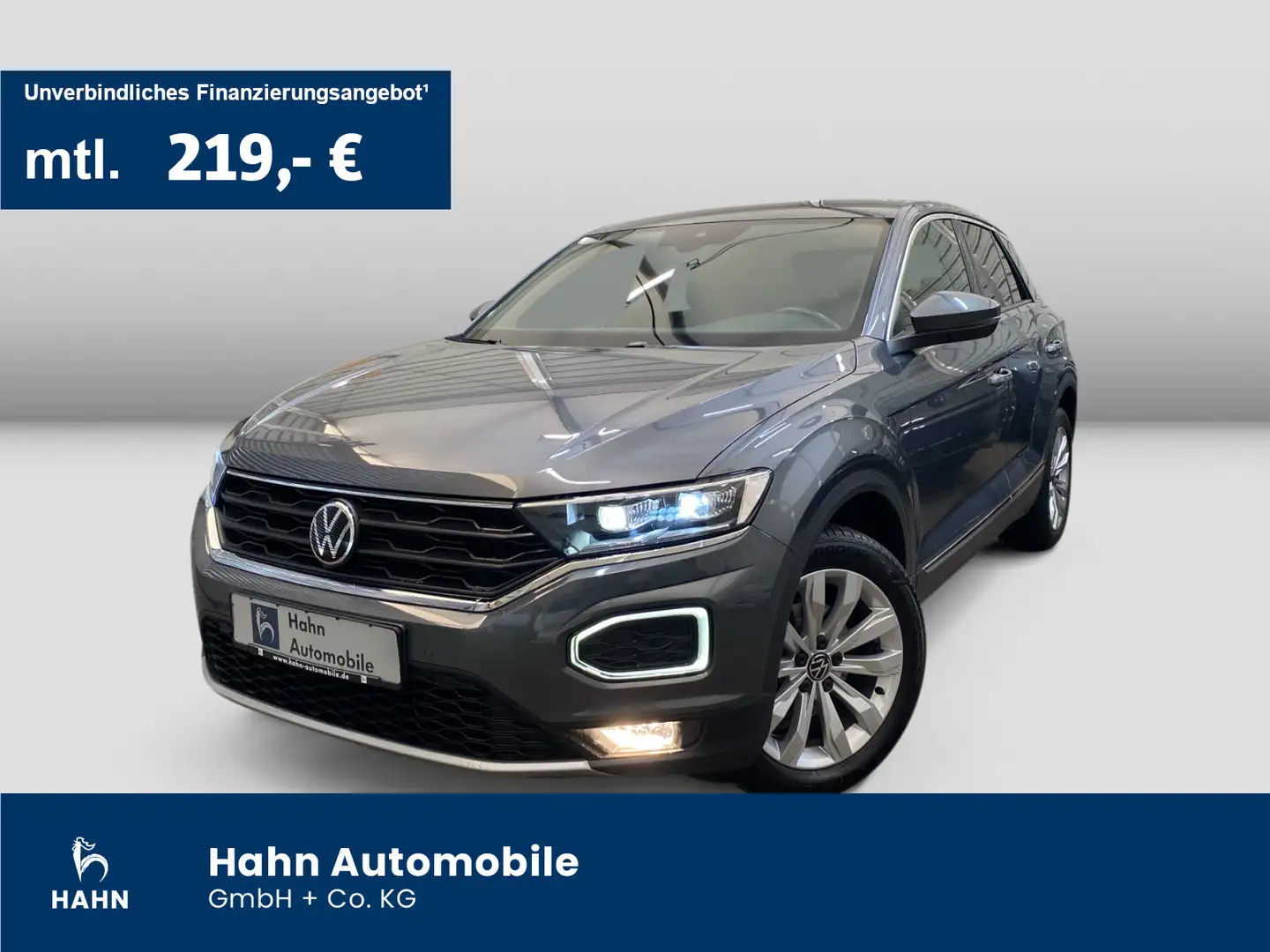 Volkswagen T-Roc 1.5 TSI DSG Sport ACC Navi Klima LED Grau - 1