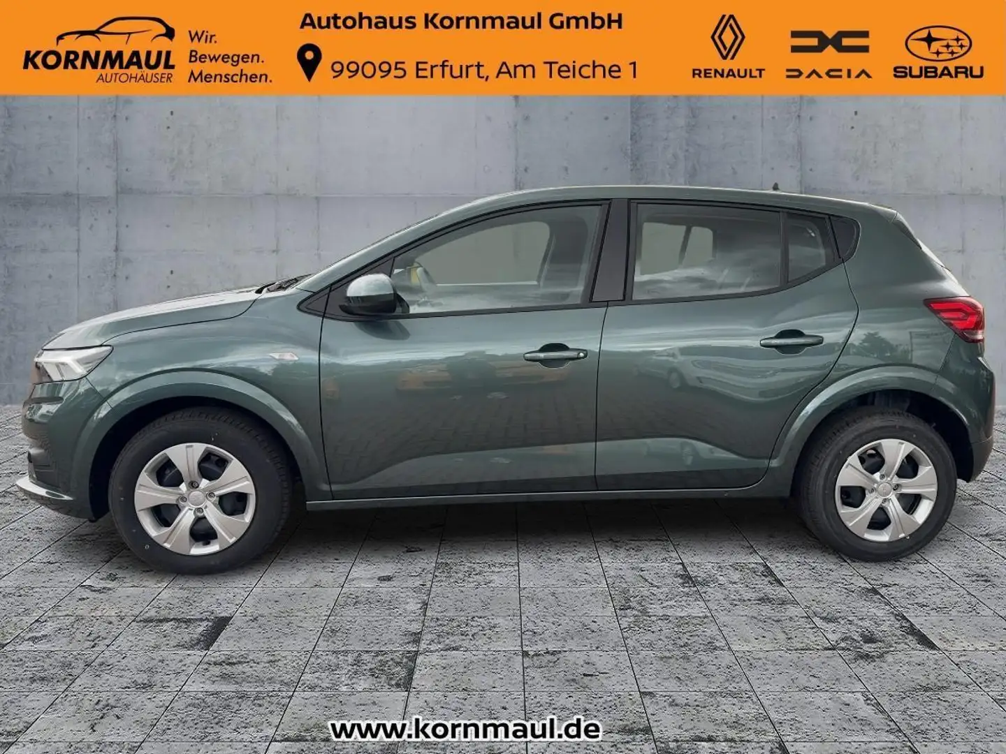 Dacia Sandero III Expression TCe 90 PS CVT Automatik Einparkhilf Grün - 2