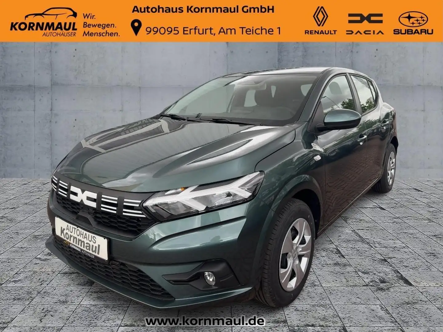 Dacia Sandero III Expression TCe 90 PS CVT Automatik Einparkhilf Grün - 1