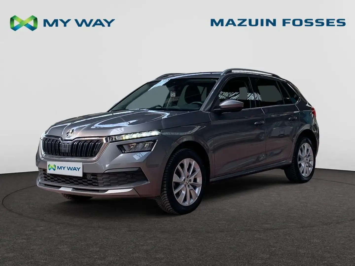 Skoda Kamiq Kamiq Clever 1.0 TSI 81kW (110ch) 6v Man. Gris - 1