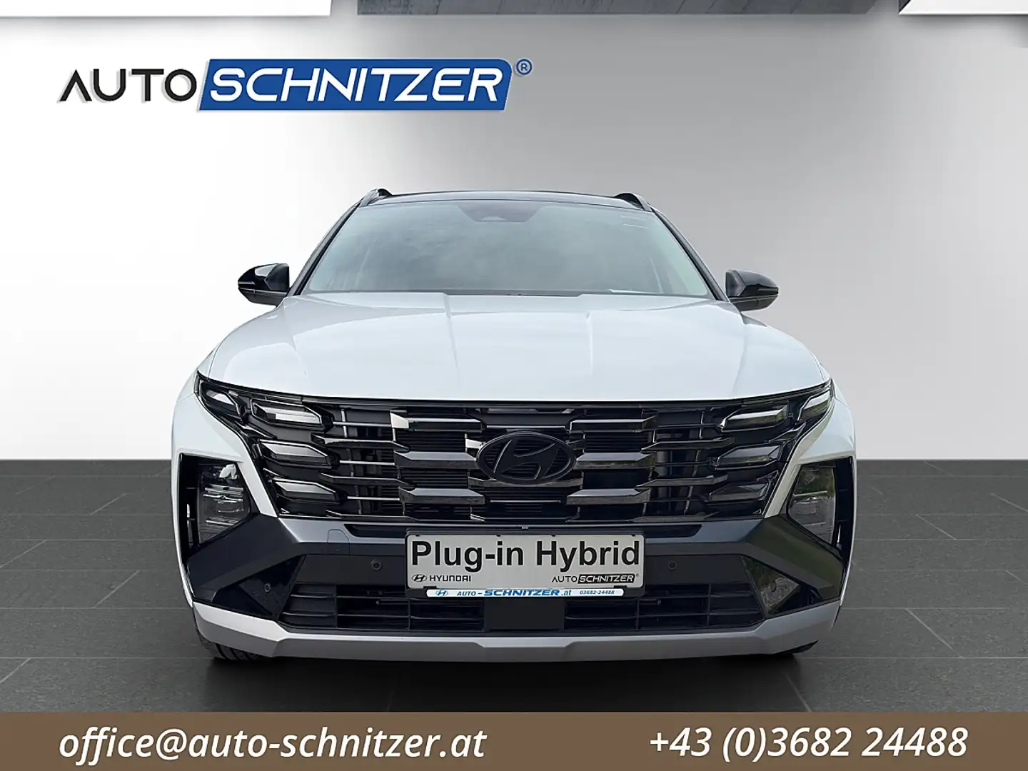 Hyundai TUCSON Tucson 1,6 T-GDI PHEV 4WD Go Plus Aut. Weiß - 2