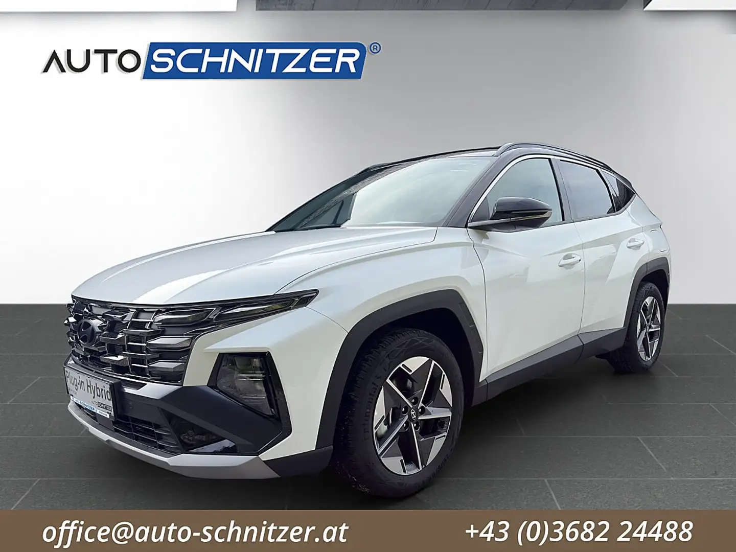 Hyundai TUCSON Tucson 1,6 T-GDI PHEV 4WD Go Plus Aut. Weiß - 1