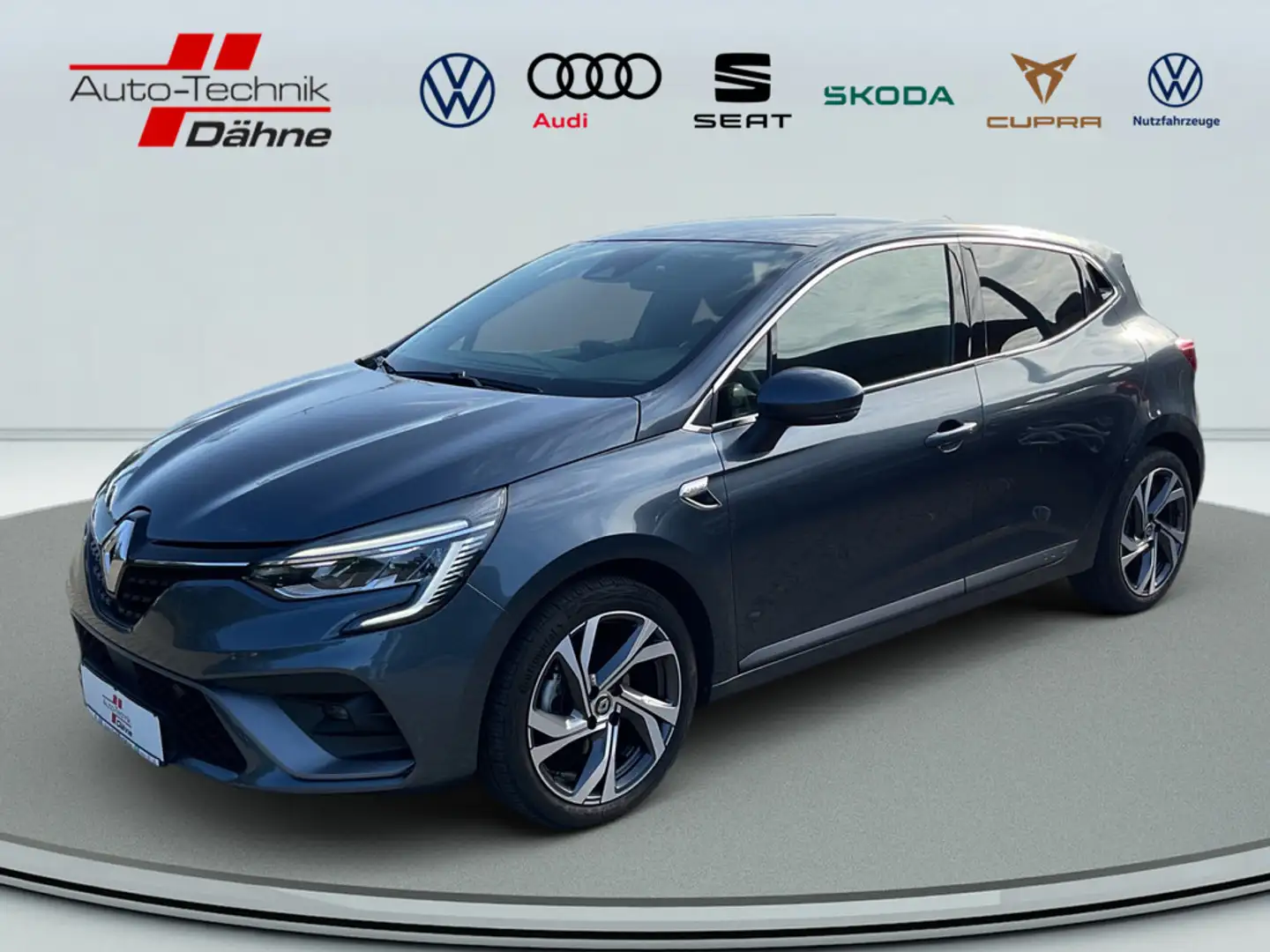 Renault Clio V 1.3 Intens KEYLESS PDC KAMERA NAVI LED Grijs - 1