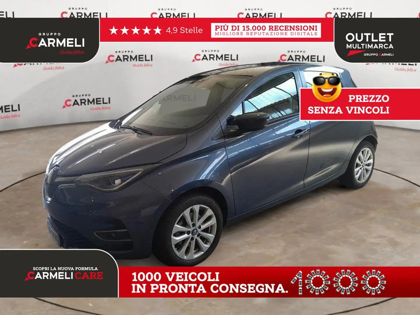 Renault ZOE Zen R135 Flex my20 -BATTERIA A NOLEGGIO Gris - 1