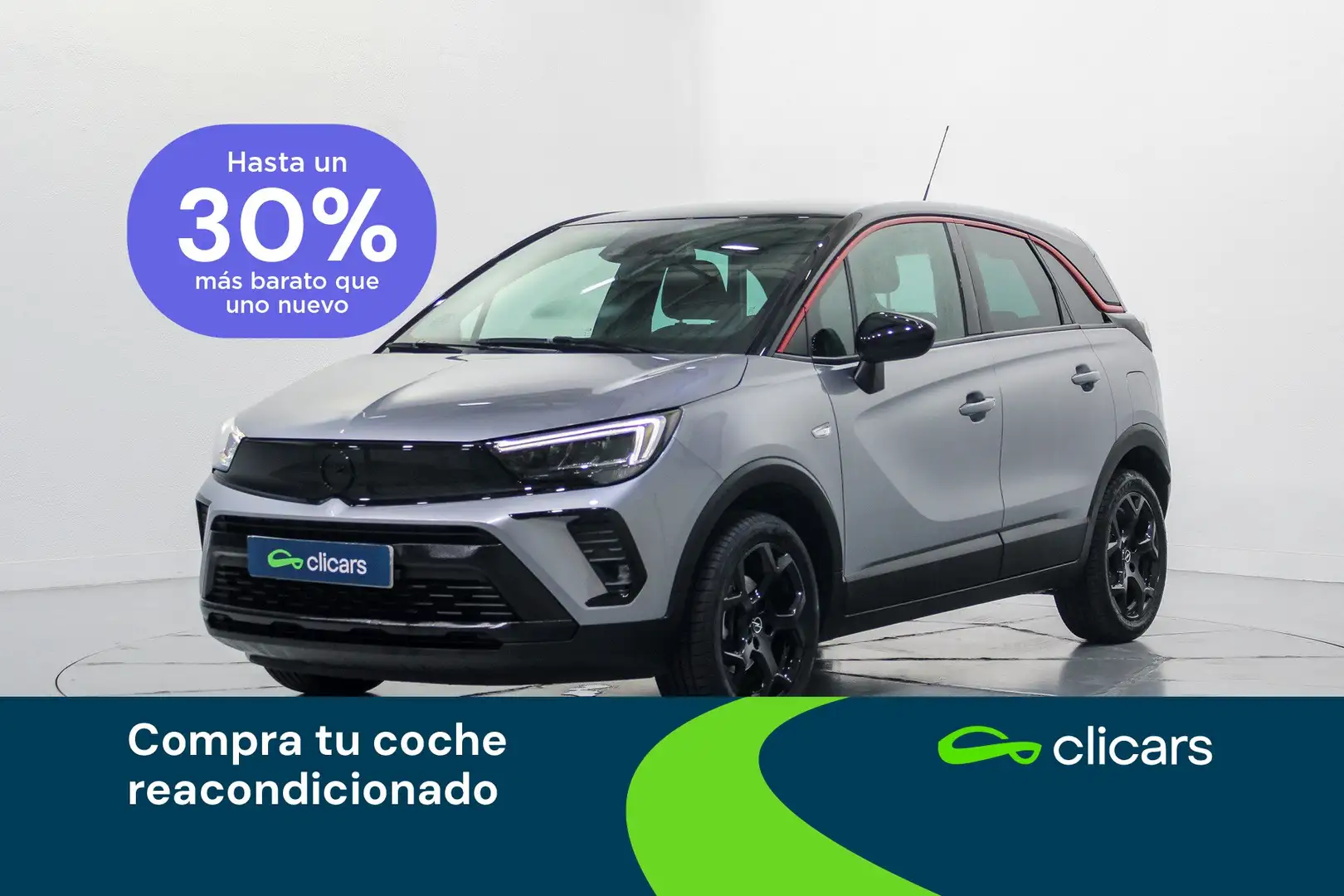 Opel Crossland 1.2 S&S GS Line 110 Gris - 1