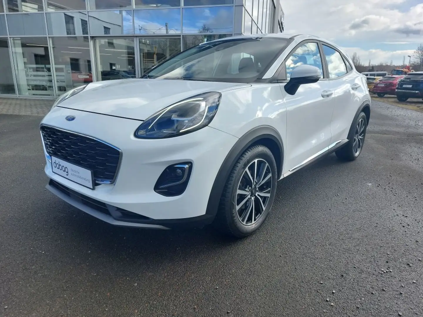 Ford Puma 1.0 EcoBoost Hybrid TITANIUM Blanc - 1