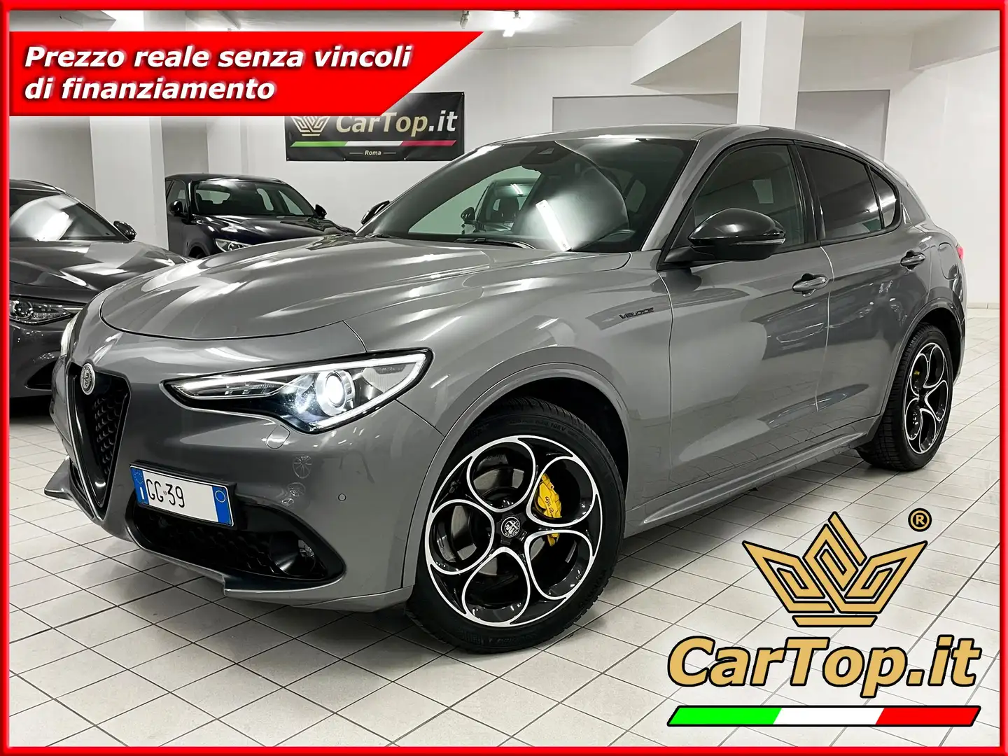 Alfa Romeo Stelvio 2.2 TD 210 CV VELOCE Q4 SOSPENSIONI REGOLABILI Grigio - 1