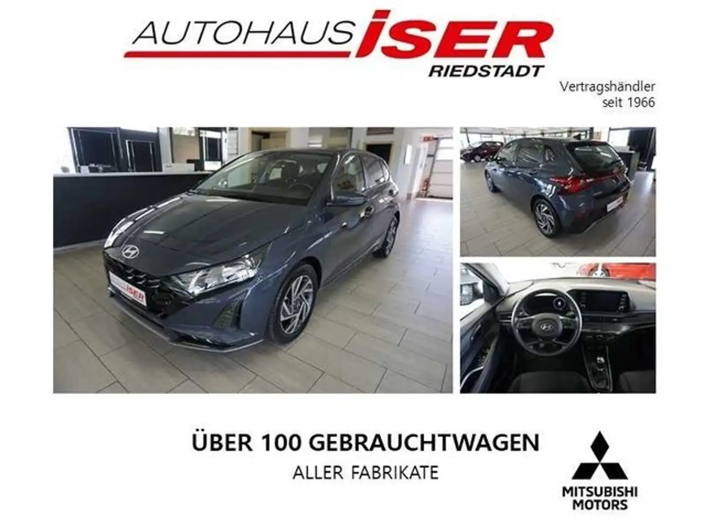 Hyundai i20 1.0 T-GDI Trend App Kamera Temp Multif.Lenkrad DAB Grau - 1