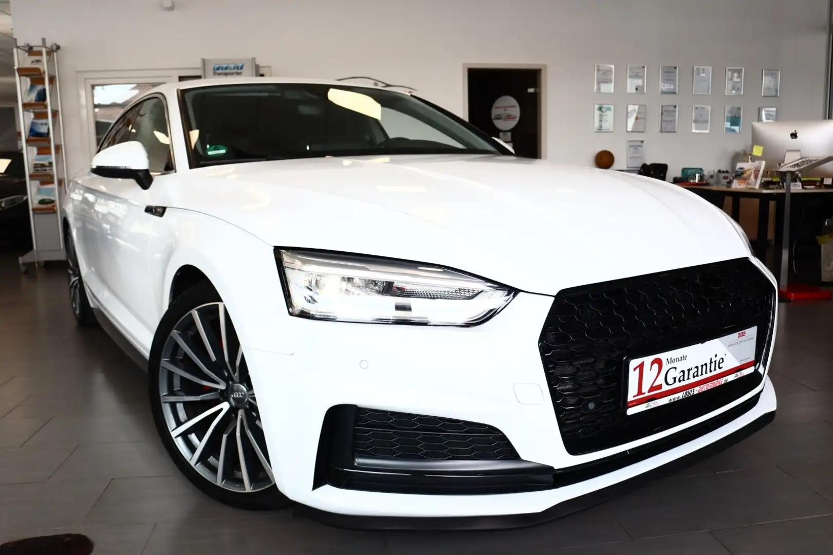 Audi A5 Sportback sport S-Line/Navi/SHZ/Klimaa./Autom Fehér - 2