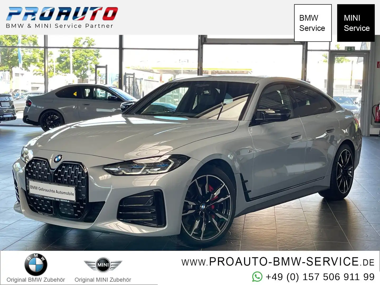 BMW M440 i xD GC M Sport Pro Laser/HUD/GSD/360°/K-Zg Gris - 1