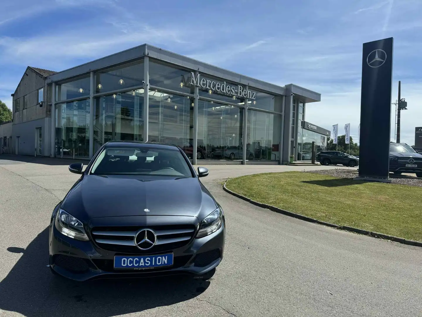 Mercedes-Benz C 200 C 200 d - BLEUTEC BERLINE - BOITE MANU Gris - 1