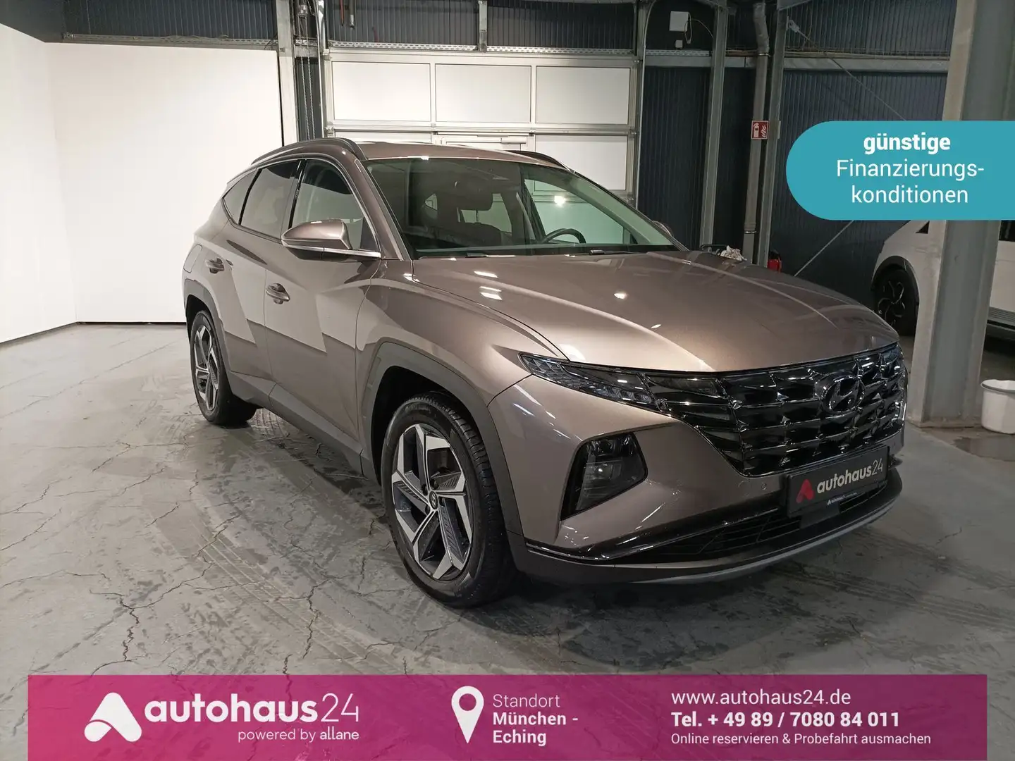 Hyundai TUCSON 1.6 PHEV Trend 4WD|LED|Navi|Kamera|ACC Braun - 1