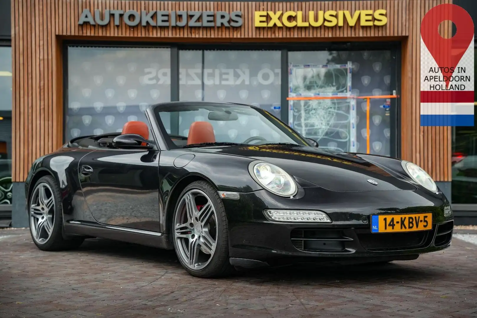 Porsche 997 Cabrio 3.8 Carrera S klima Cruise Tiptronic Noir - 1