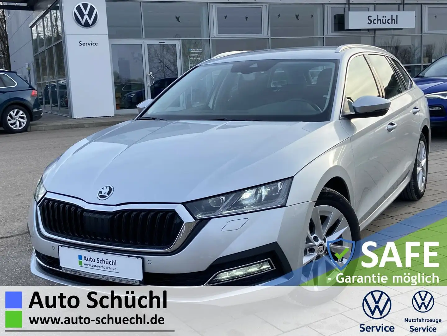 Skoda Octavia Combi 2.0 TDI DSG 17"+NAVI-COLUMBUS+STAN Silber - 1