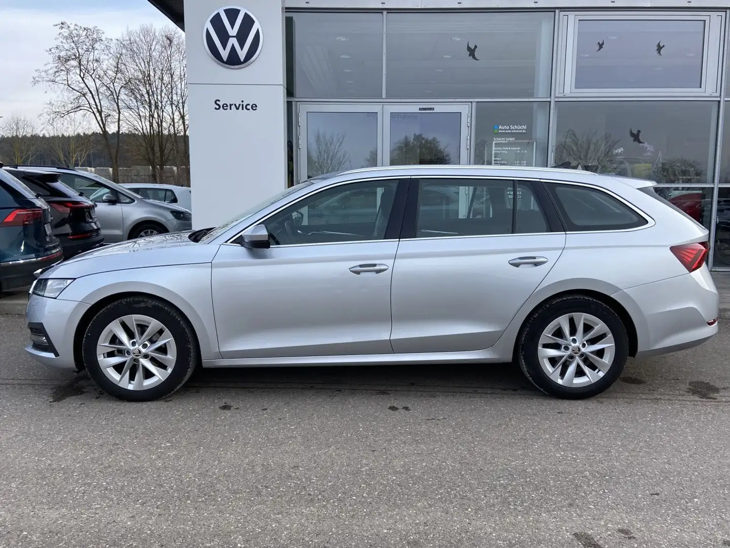 Skoda Octavia Combi 2.0 TDI DSG 17"+NAVI-COLUMBUS+STAN Silber - 2