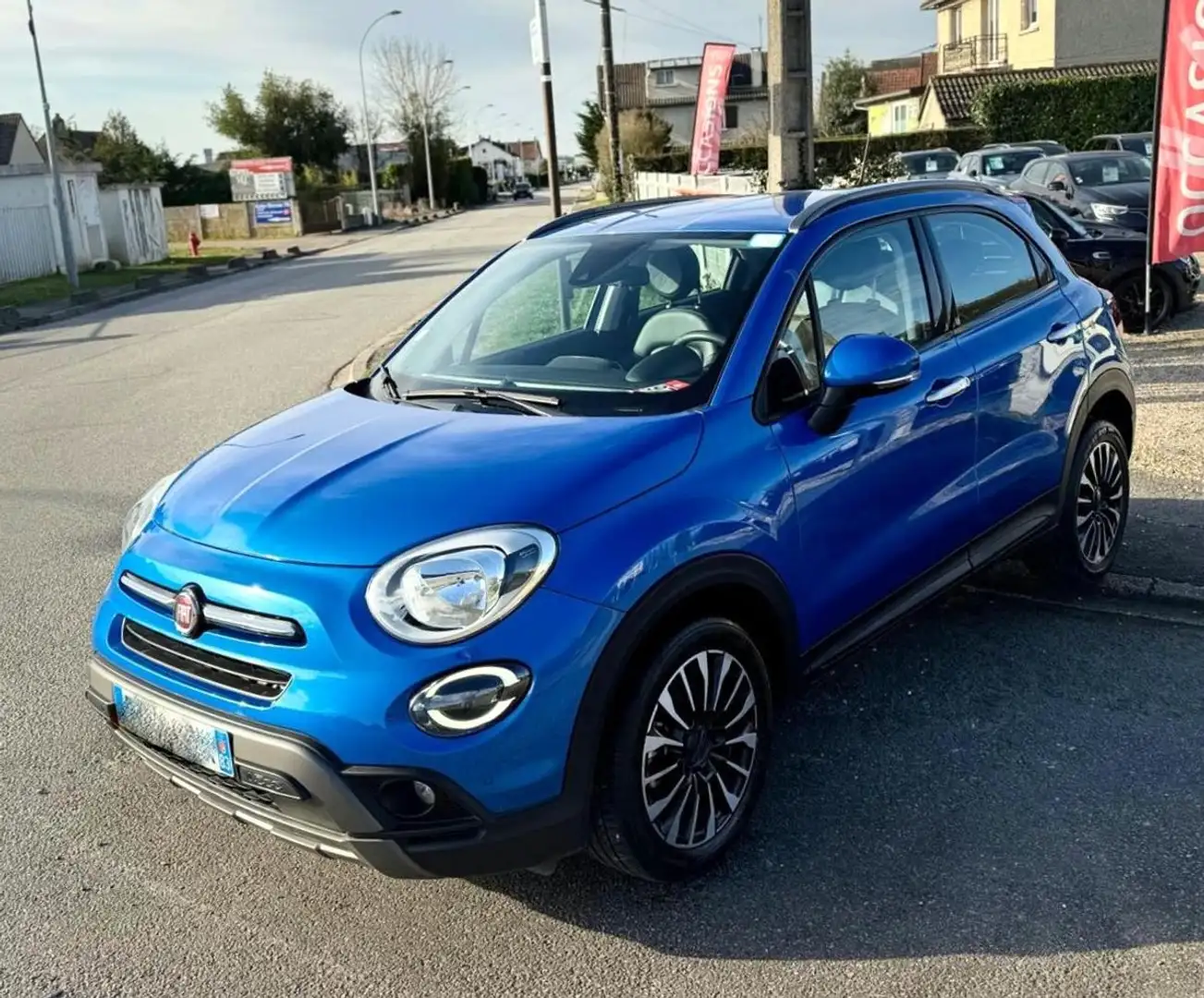 Fiat 500X Cross 1.3 FireFly Turbo T4 150ch BVA TBEG Bleu - 1
