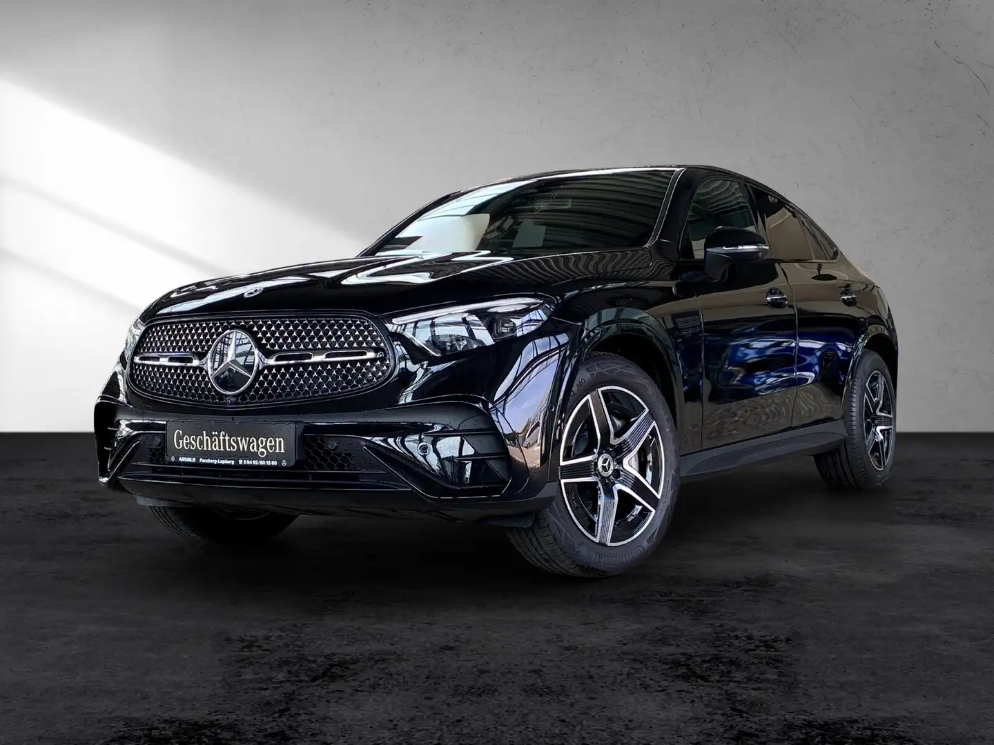 Mercedes-Benz GLC 220 GLC 220 d 4M Coupe AMG Line Distr Pano 360° AHK Schwarz - 2