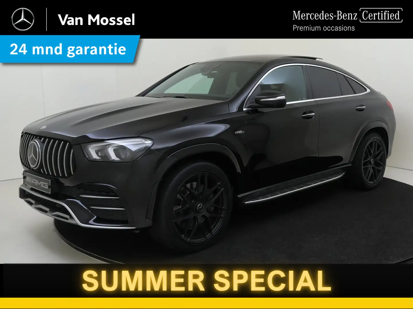 Mercedes-Benz GLE 53 AMG Coupé 4MATIC+ Premium Plus /Panoramadak /Rijassist Zwart - 1