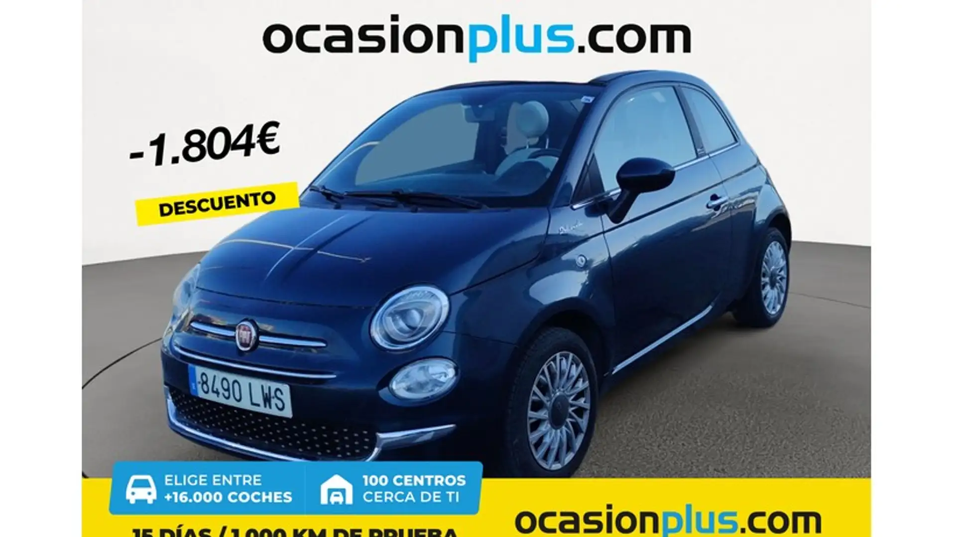Fiat 500C 1.0 Hybrid Dolcevita 52kW Azul - 1