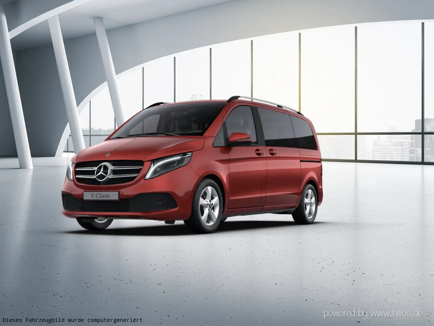 Mercedes-Benz V 220 V 220 d 4MATIC EDITION Kompakt Rosso - 2