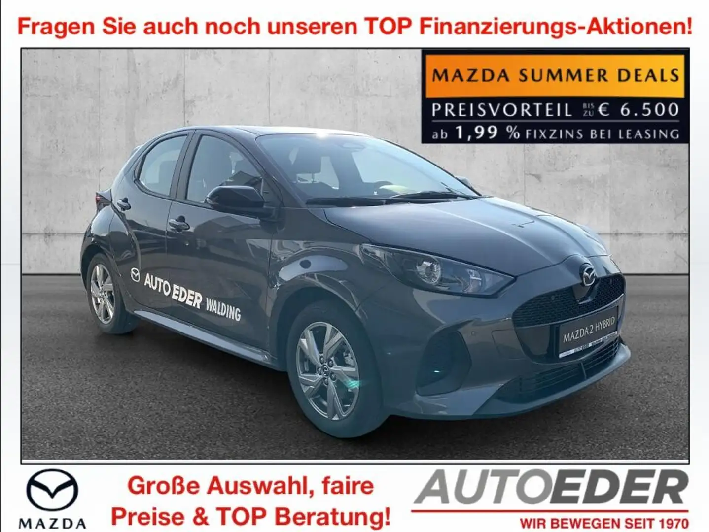 Mazda 2 Mazda2 Hybrid Exclusive Line Aut. Grau - 1
