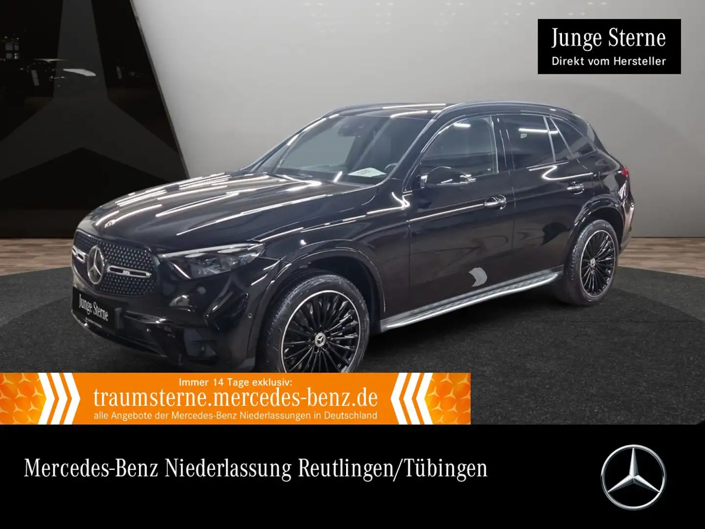 Mercedes-Benz GLC 300 e 4M AMG+NIGHT+PANO+360+AHK+BURMESTER+9G Schwarz - 1