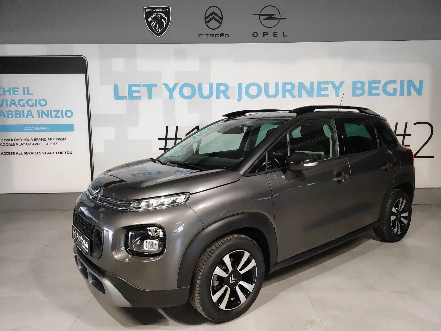 Citroen C3 Aircross BlueHDi 110 S&S Shine Grigio - 1