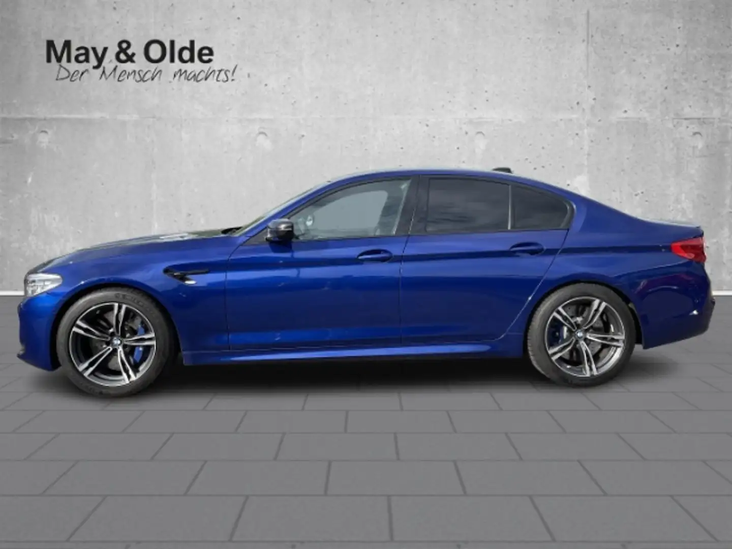 BMW M5 Lim. LED Navi H/K HuD Kamera Leder-Merino Blu/Azzurro - 2