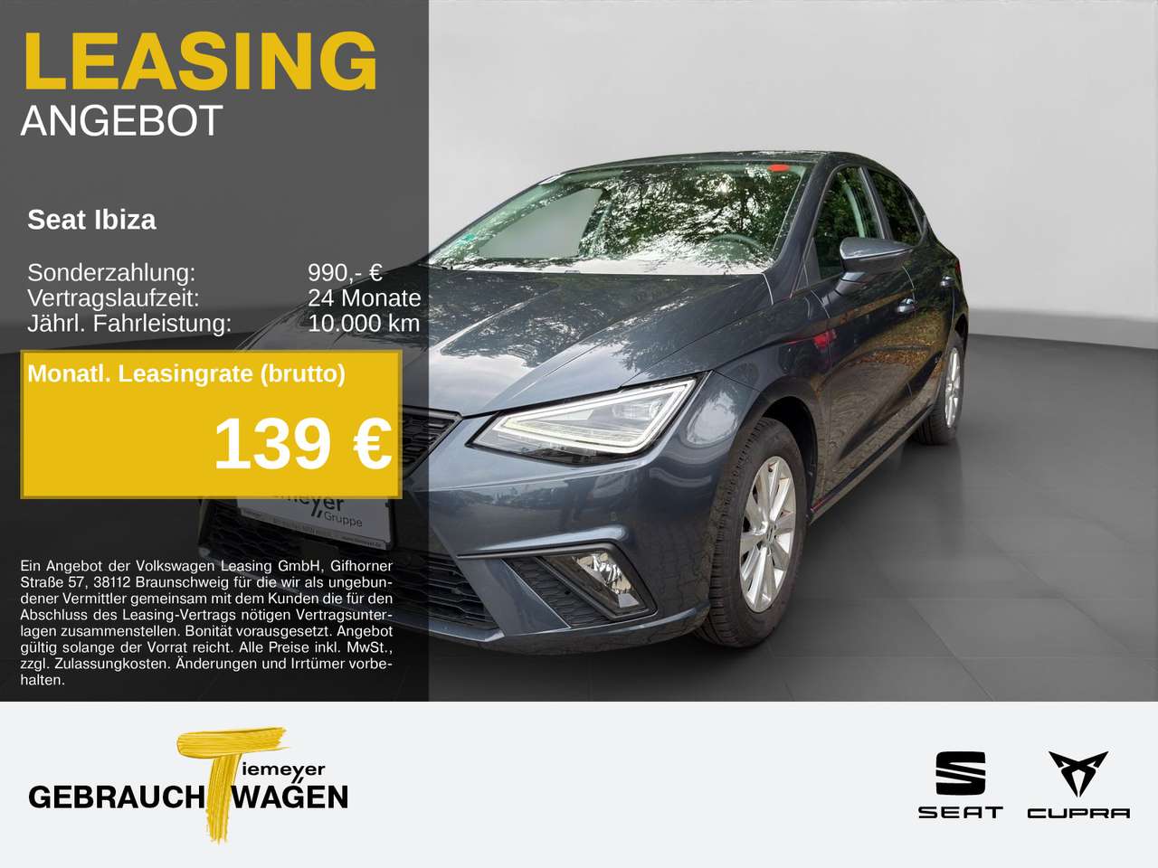 Seat Ibiza 2025 — 1.0 TSI STYLE NAVI ACC PDC+ SITZH GJR