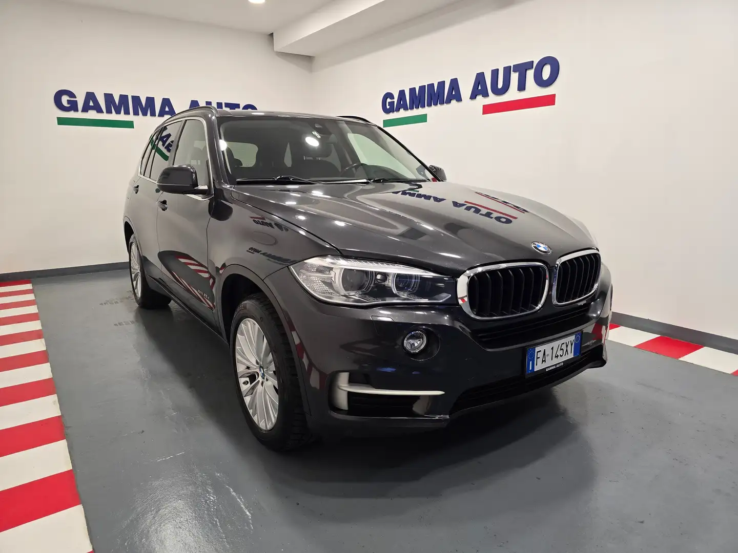 BMW X5 XDRIVE 25d LUXURY MINERAL GRAY PELLE NERA EURO 6B Grau - 2