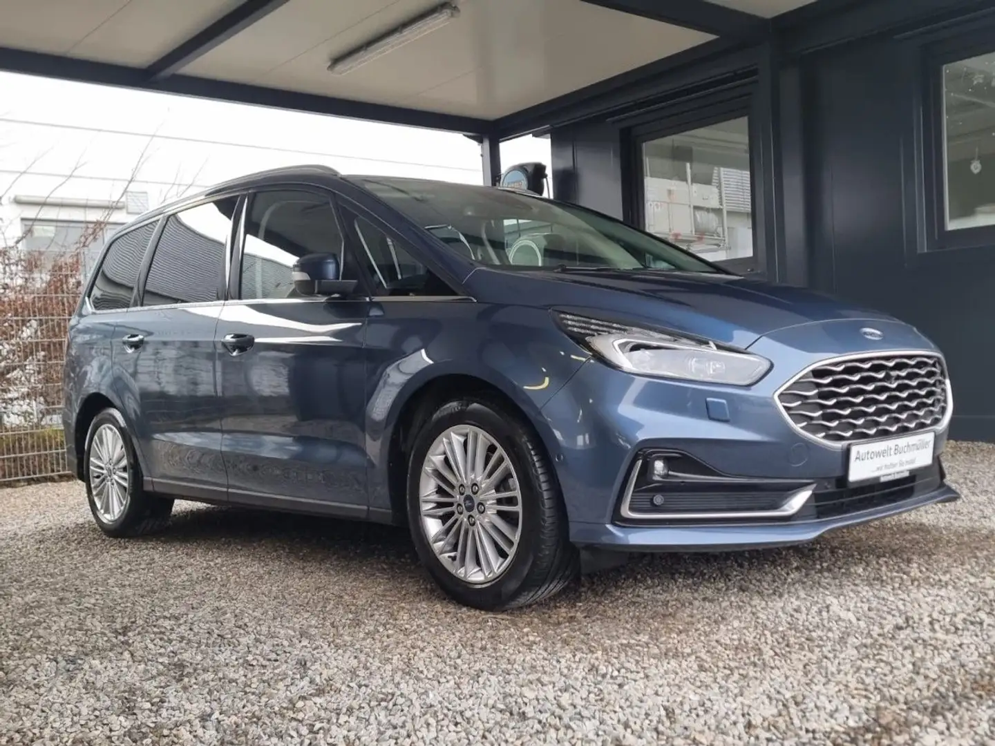 Ford Galaxy 2.0 EcoBlue,LEDER,AHK,PANO,STANDH,KAMERA Bleu - 2