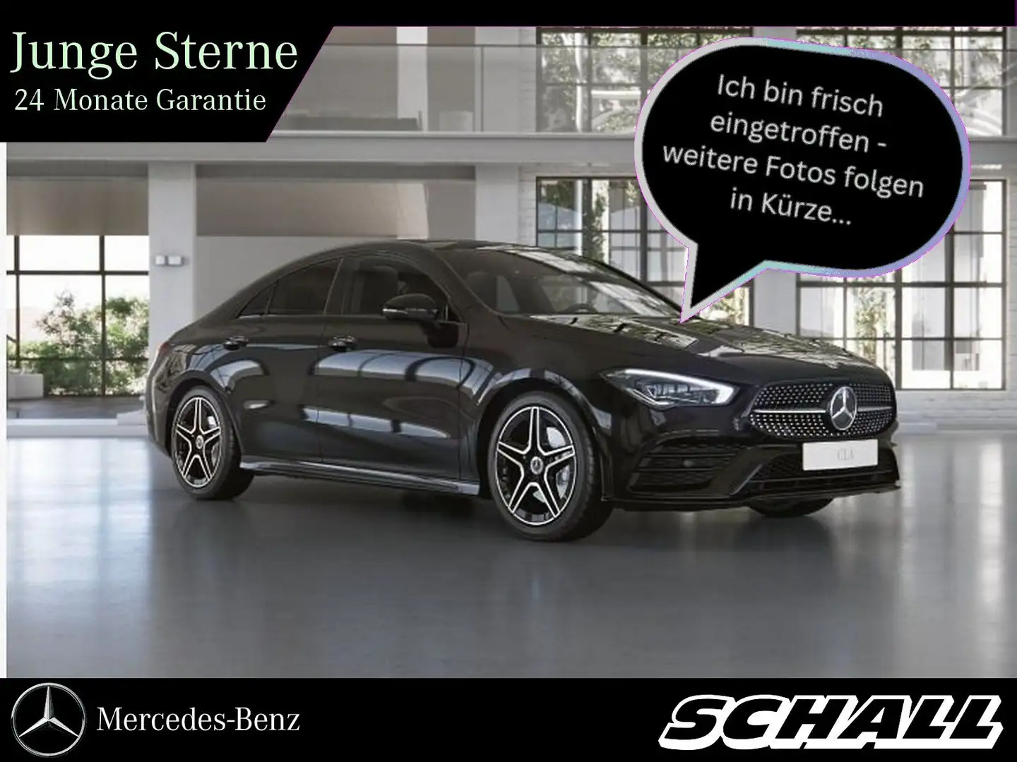 Mercedes-Benz CLA 220 d AMG+NIGHT+PANO+DISTR+AHK+KAM+AMBI+18" Noir - 1