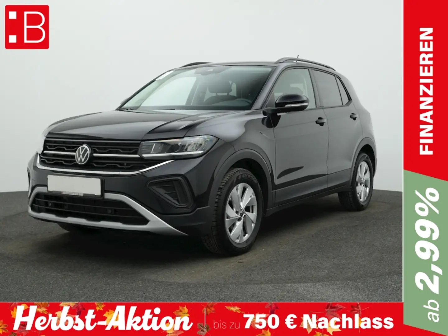 Volkswagen T-Cross 1.0 TSI Life NAVI KAMERA Schwarz - 1