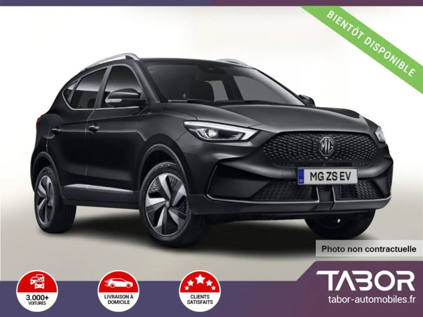 MG ZS EV 51kWh Luxury Pano LED ACC cam360 KeyL Noir - 1