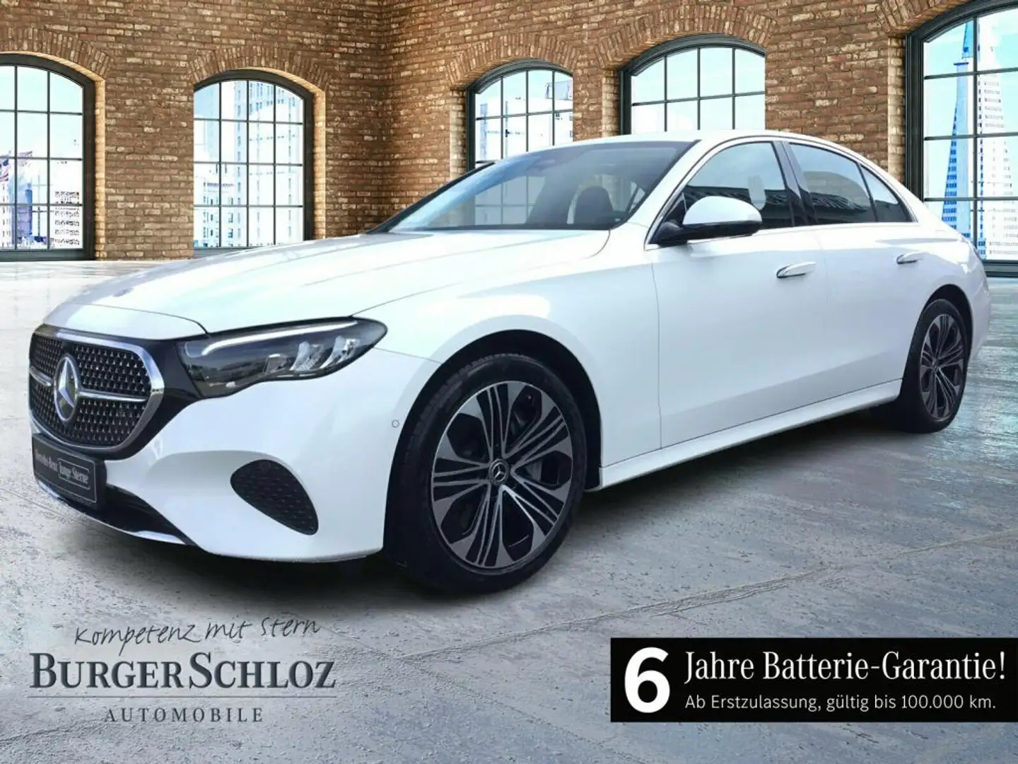 Mercedes-Benz E 300 e Limousine SpurW W-Paket KAM PDC ACC AUT Blanc - 1