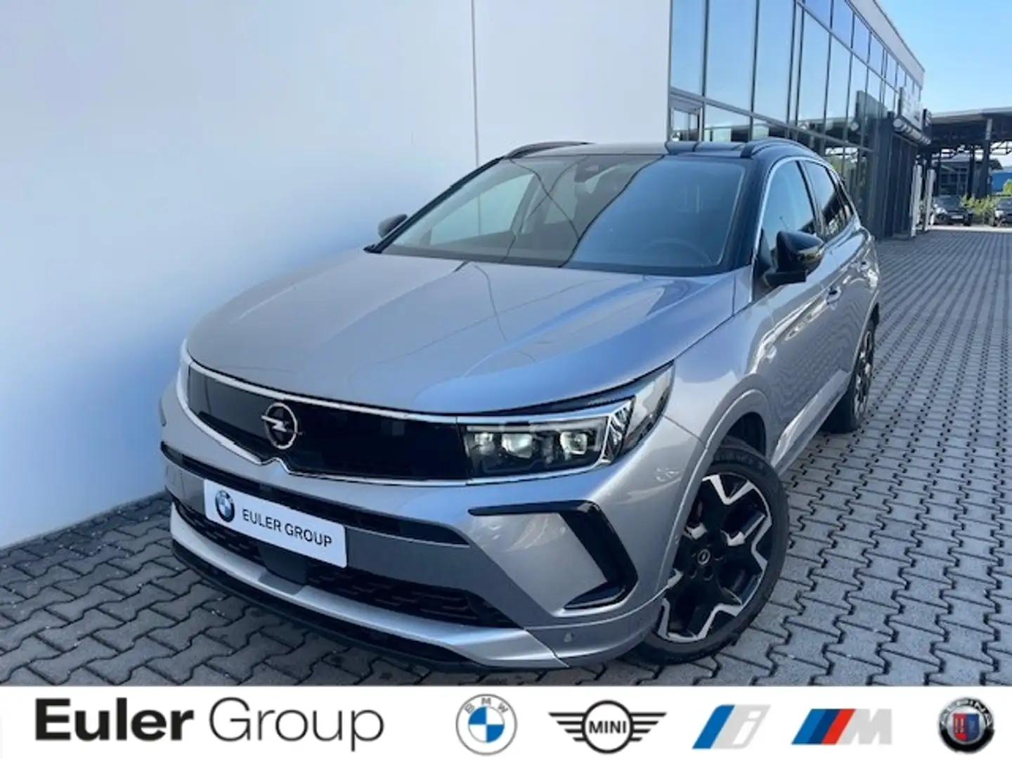 Opel Grandland 1.2 DI A Ultimate LED LkHZ NAV RFK Parkass Grau - 1
