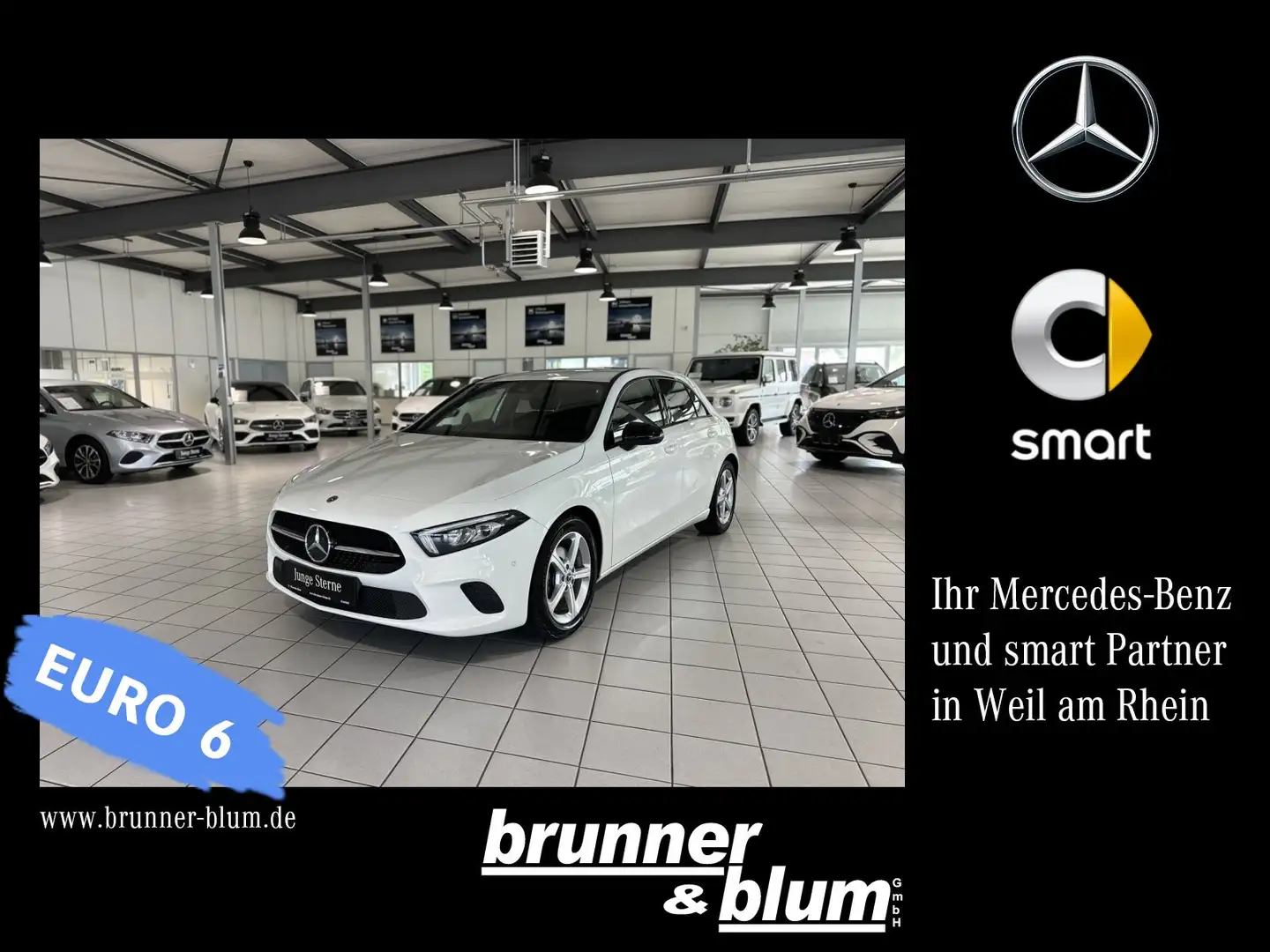 Mercedes-Benz A 200 A 200 Progressive,MBUX Plus,LED,Kamera,Night Klima Blanc - 1