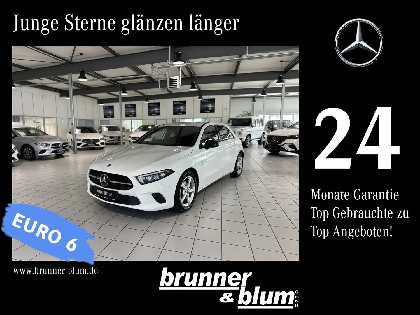 Mercedes-Benz A 200 A 200 Progressive,MBUX Plus,LED,Kamera,Night Klima Bílá - 1